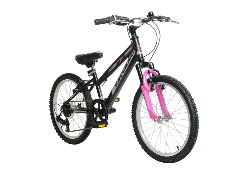 Salcano Lily 20 Inch Wheel Kids Bike Black-1